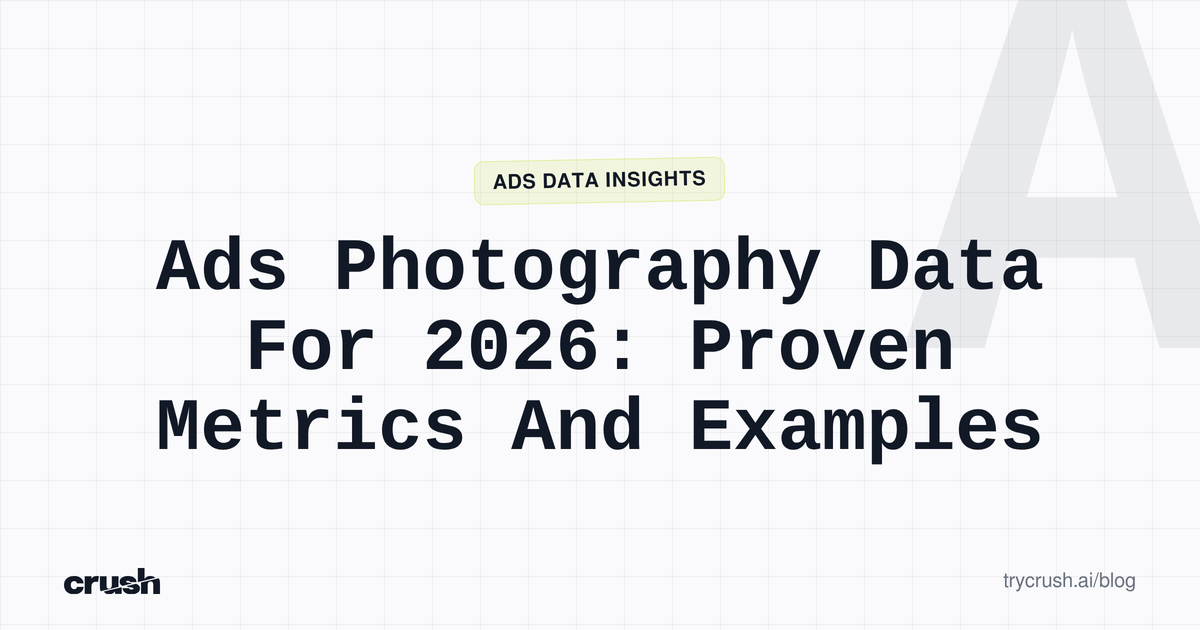 Ads Photography Data For 2026: Proven Metrics And Examples (Crush blog cover)