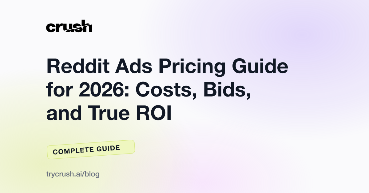 Reddit Ads Pricing Guide for 2026: Costs, Bids, and True ROI