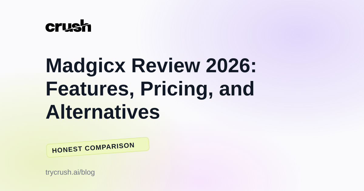 Madgicx Review 2026: Features, Pricing, and Alternatives (Crush blog cover)