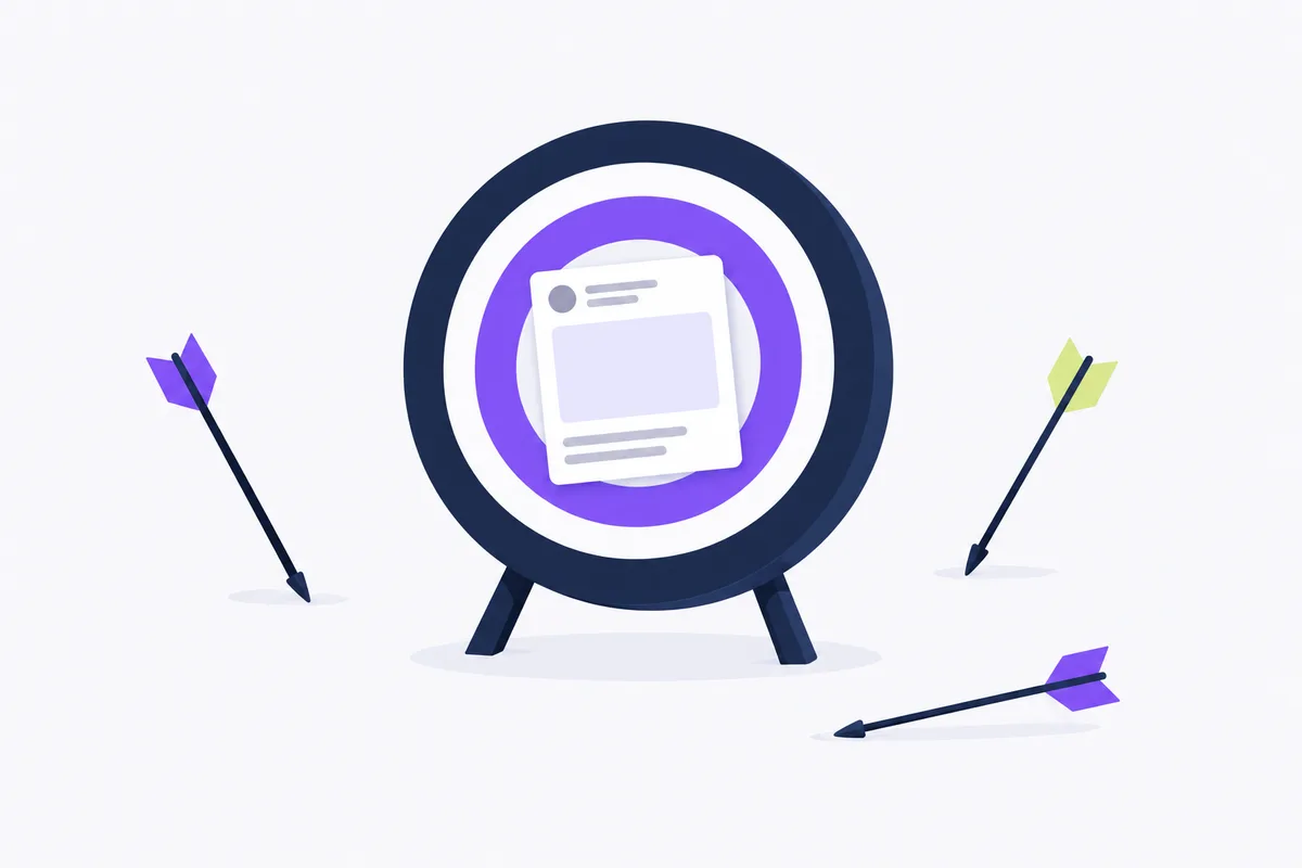What dark ads mean for your store: a target with a blank ad card at its center