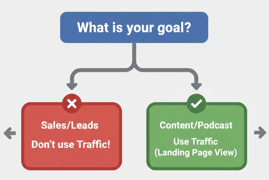 Facebook Traffic Campaign Results Screenshot