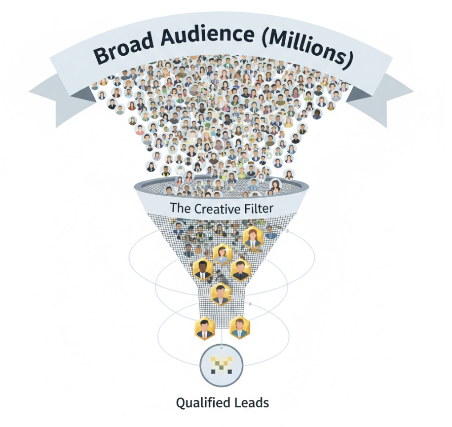 B2B Facebook Ads Creative Qualification Example