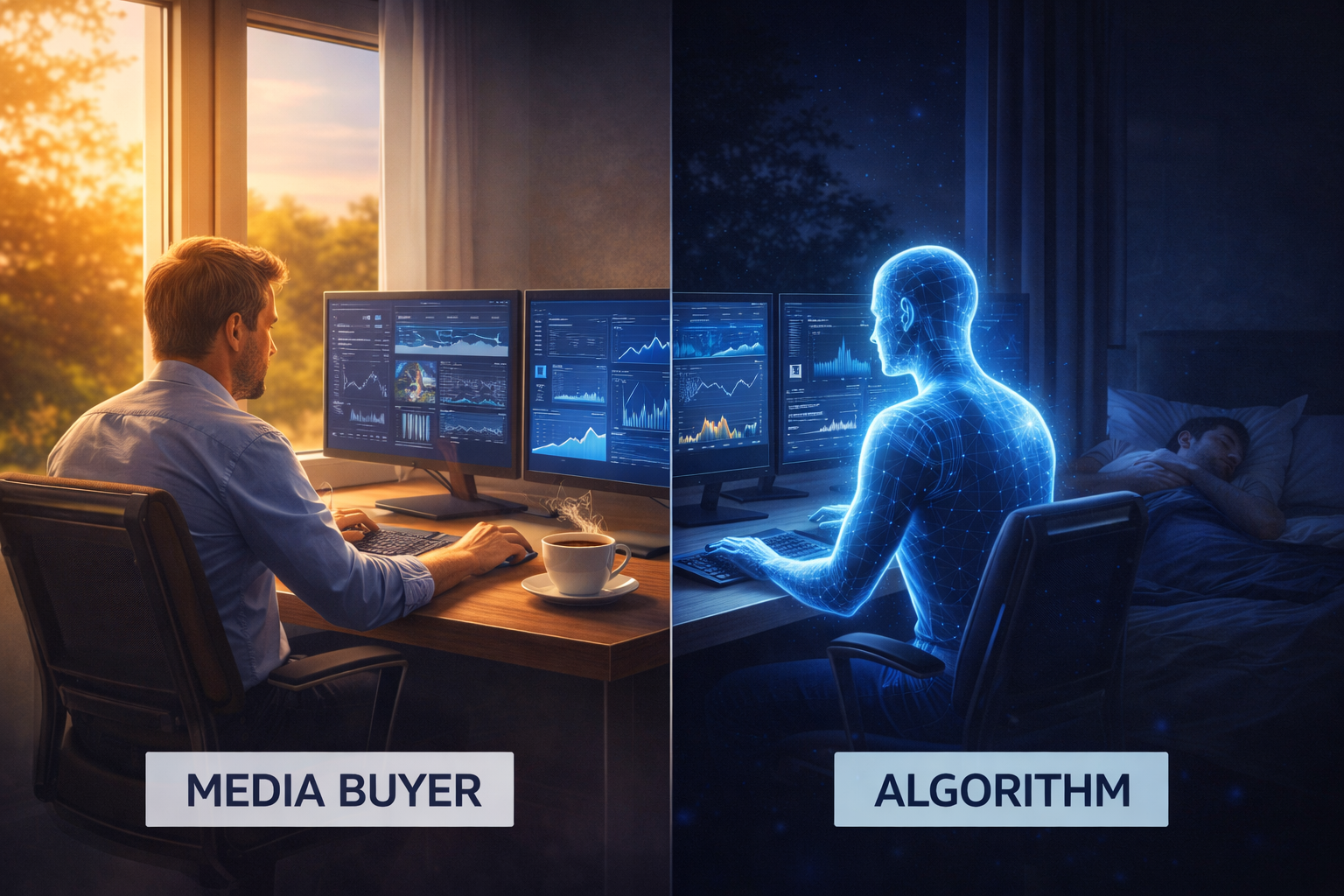 The 24/7 Employee: Why Algorithms Beat Humans at Media Buying Every Time