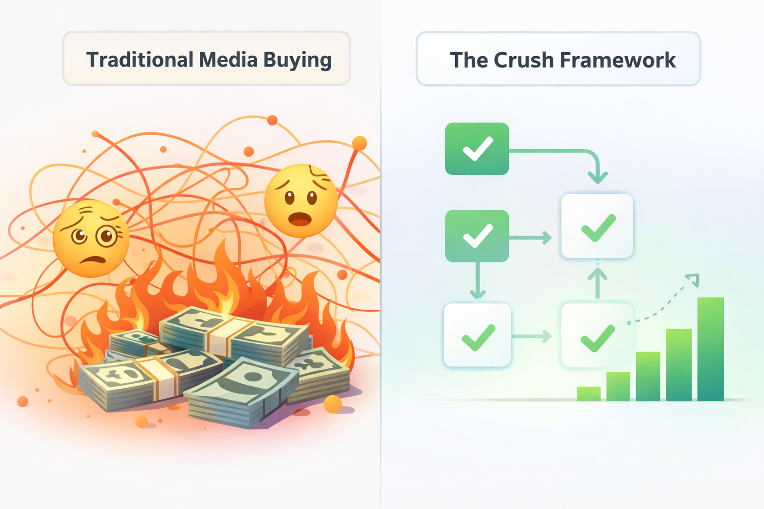 Crush Framework Decision Matrix for Facebook Ads